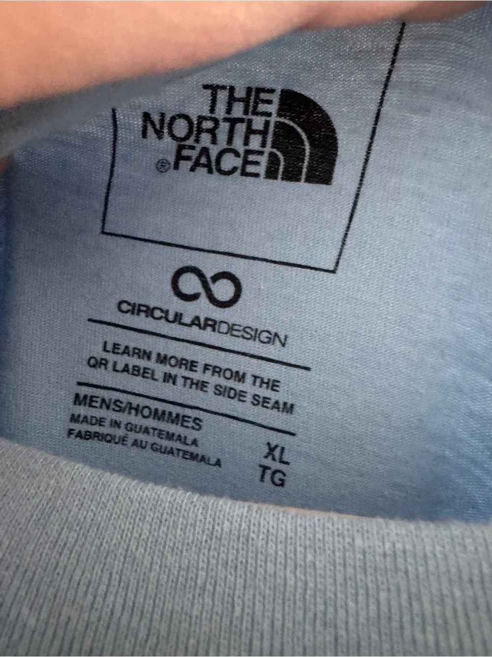 NWT The North Face Men's Logomarks T-shirt in steel blue sz XL